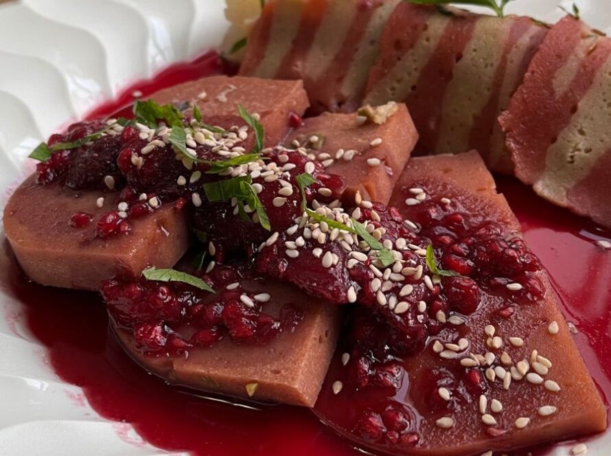 Lajas de seitan ahumado