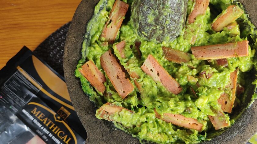 receta guacamole con tocino meathical