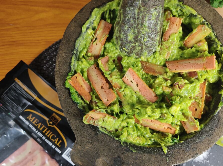 receta guacamole con tocino meathical